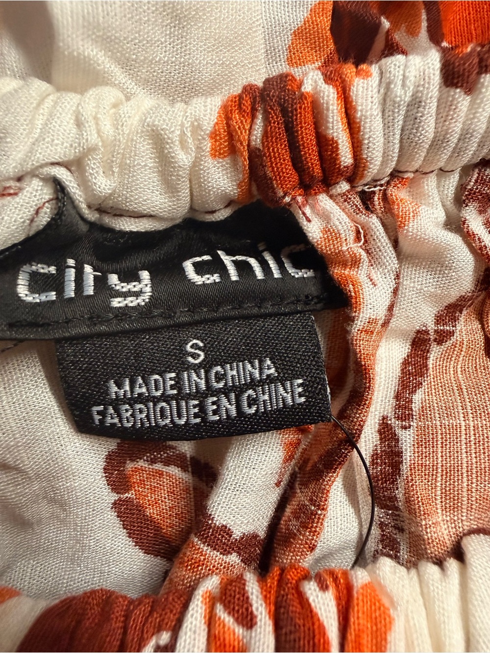 City Chic Talia Border Maxi Dress S 16 Tahitian Brown Orange Lion Plus Size New - Picture 6 of 8